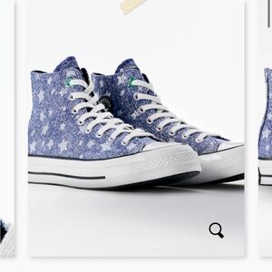 Converse Blue Star High-Top Sneakers Coraline Blue Stars LAIKA